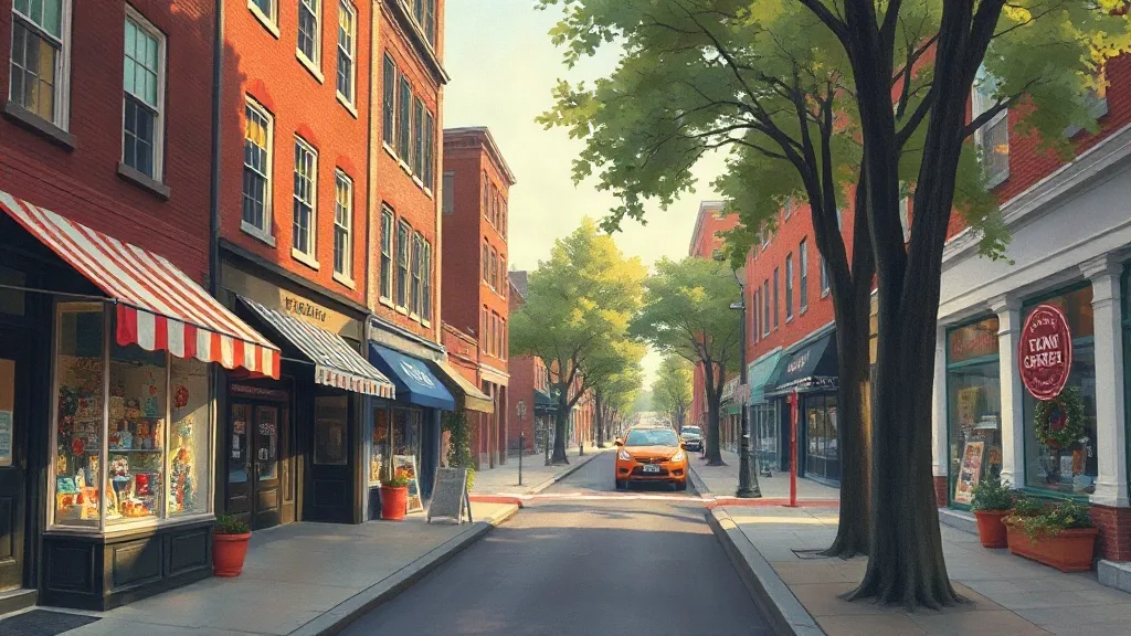 Illustration for the Boston toy shop guide
