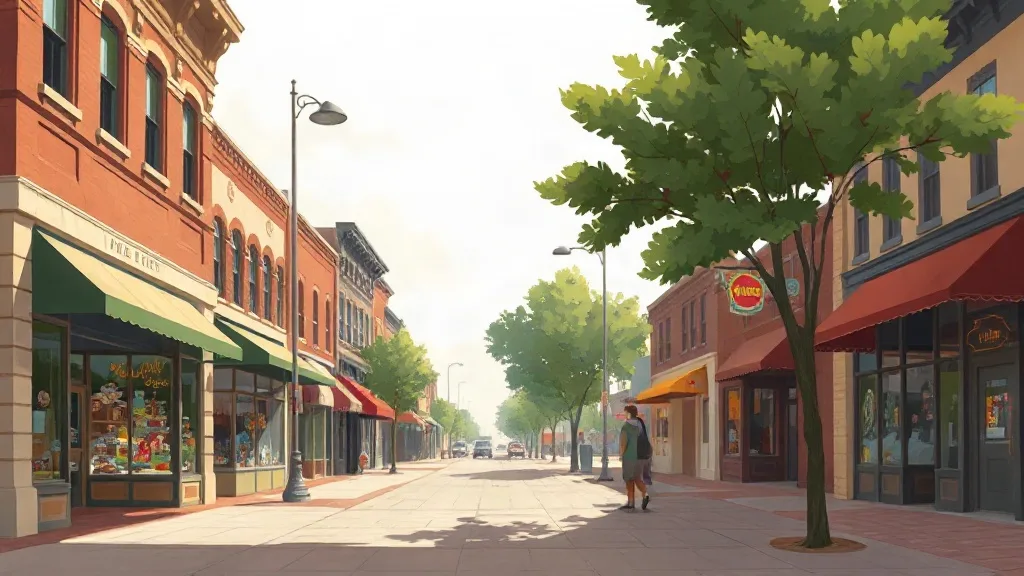 Illustration for the Des Moines toy shop guide