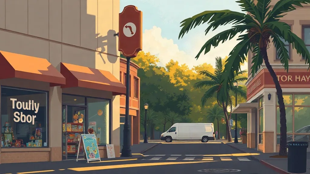 Illustration for the Honolulu toy shop guide
