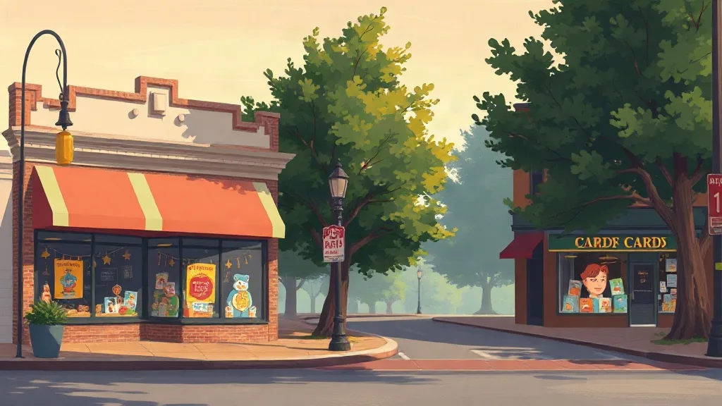 Illustration for the Johnson City toy shop guide