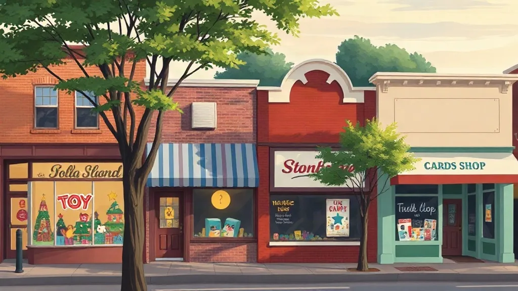 Illustration for the Nashua toy shop guide