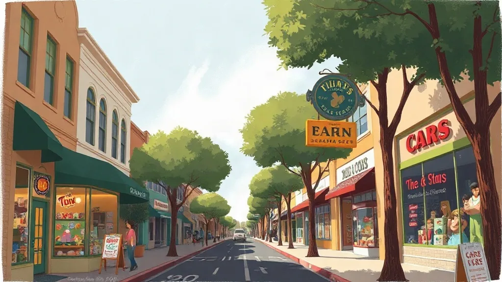 Illustration for the San Diego toy shop guide
