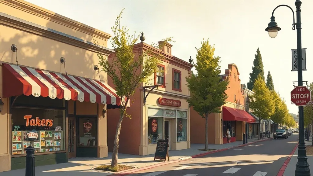 Illustration for the Santa Rosa toy shop guide