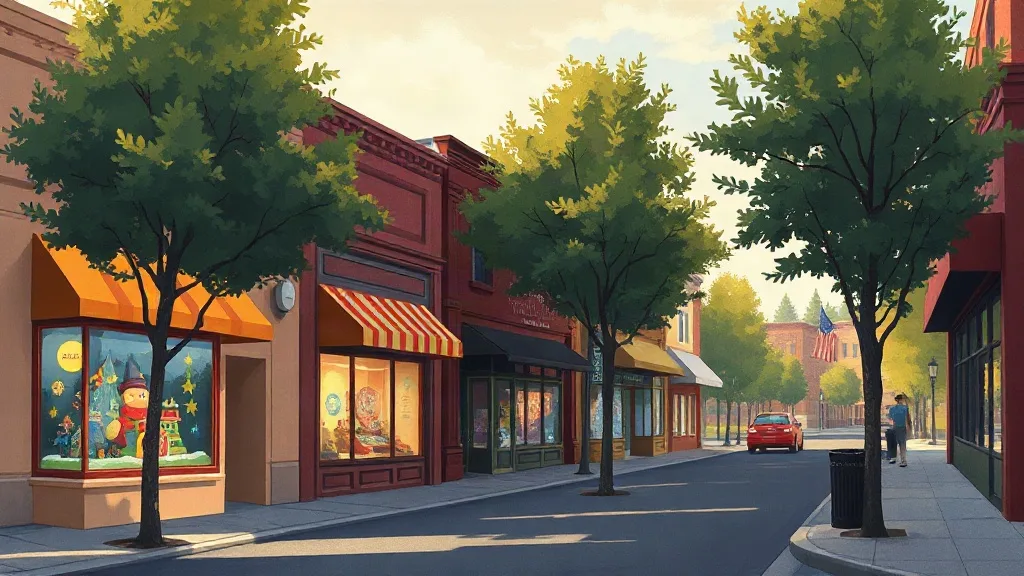 Illustration for the Syracuse toy shop guide