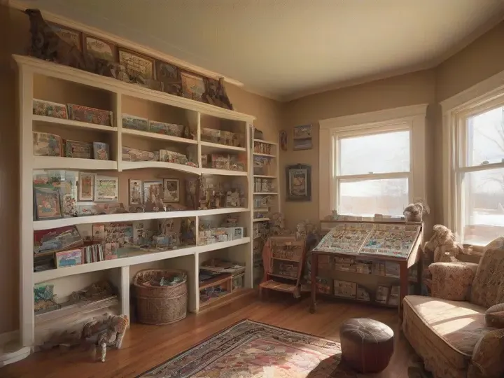 Illustration of Al's Farm Toys & The Toy Box