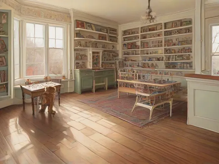 Illustration of Funky Monkey Toys & Books