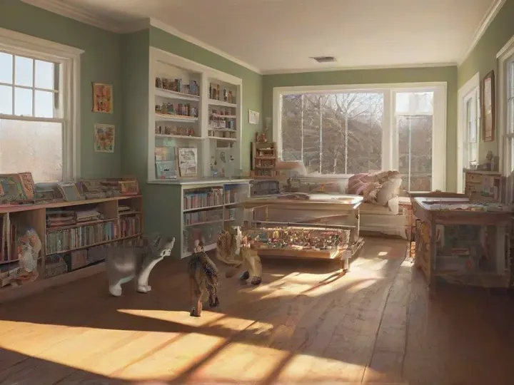 Illustration of Nostalgic Toys & Dolls