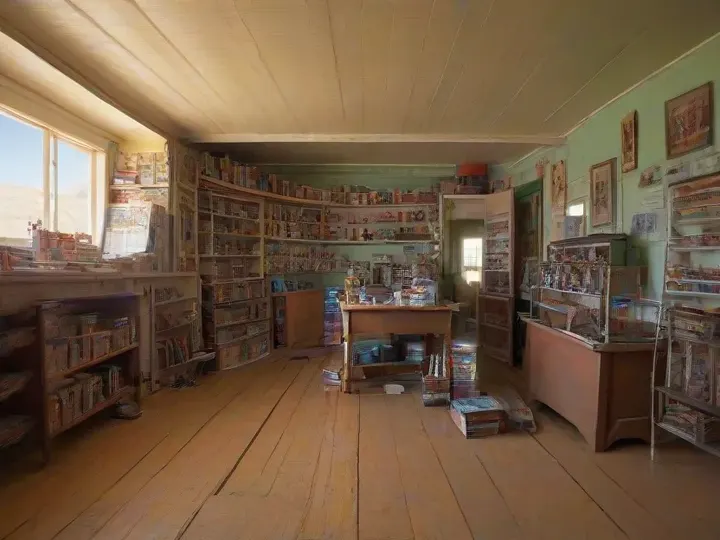 Illustration of Old Town Hobbies and Games