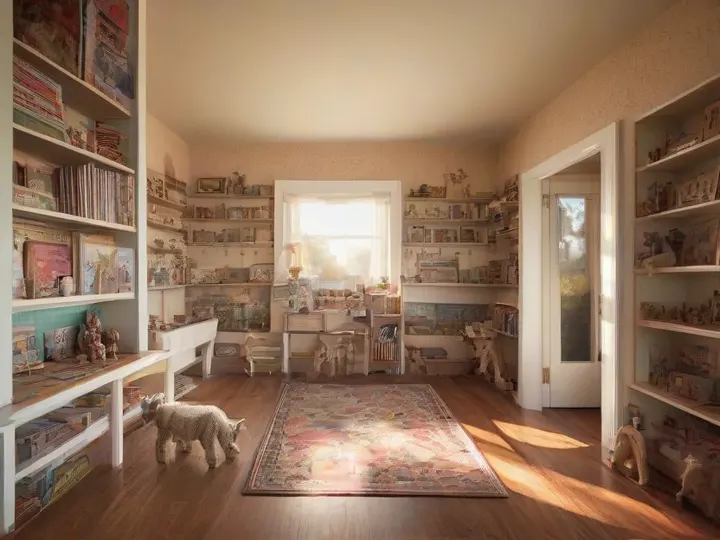 Illustration of The Enchaned Toy Store