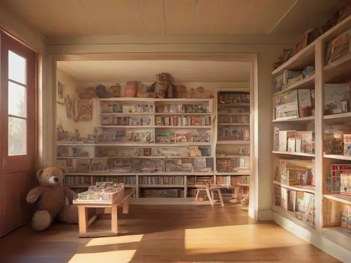 Illustration of The Toy Shop
